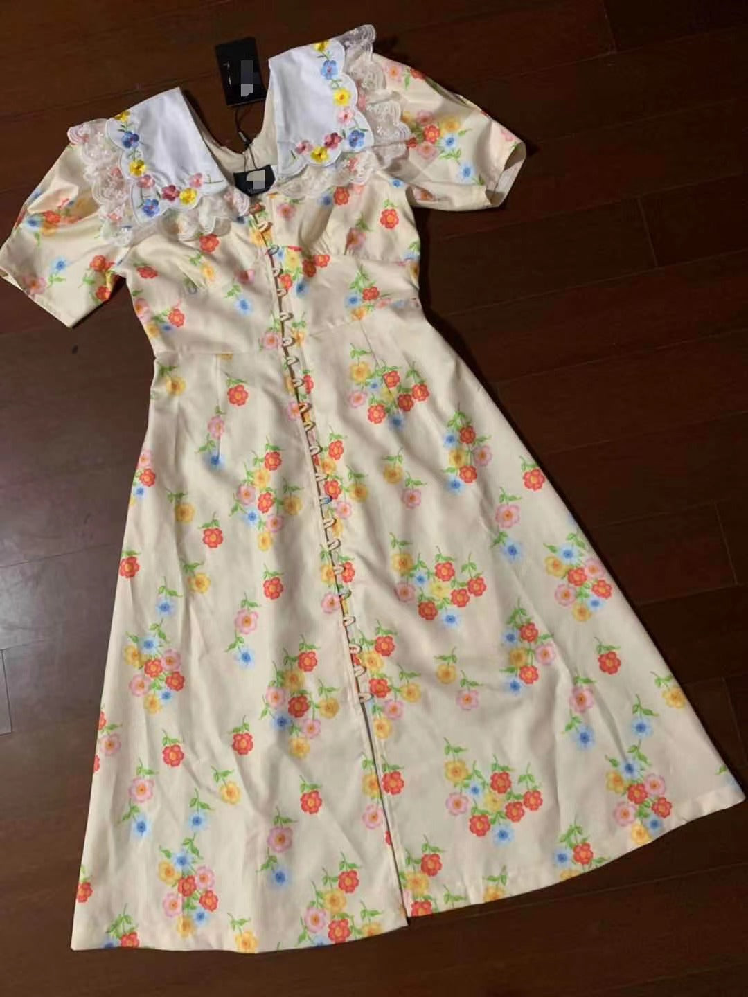 DRESS PRINTING FLOWER DRESS