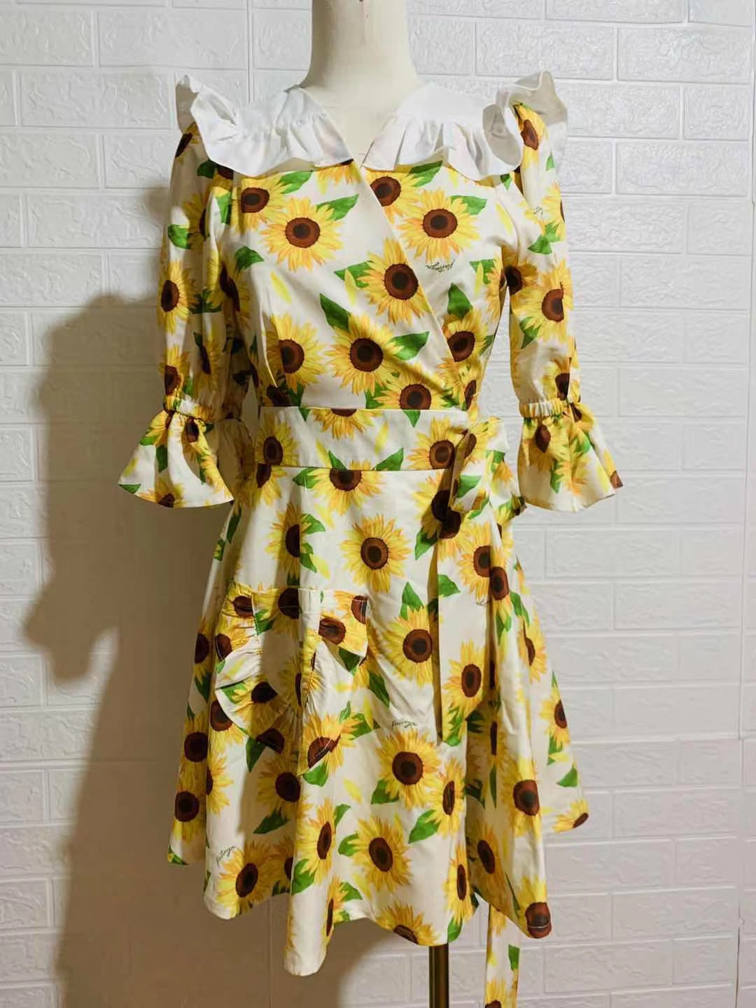 DRESS PRINTING FLOWERS DRESS