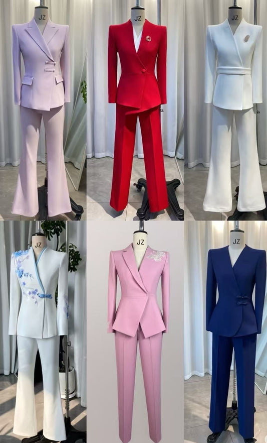 ONE SET LONG SLEEVES BLAZER LONG PANTS