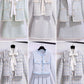 COAT LONG SLEEVES Woolen suit and floral jacket set