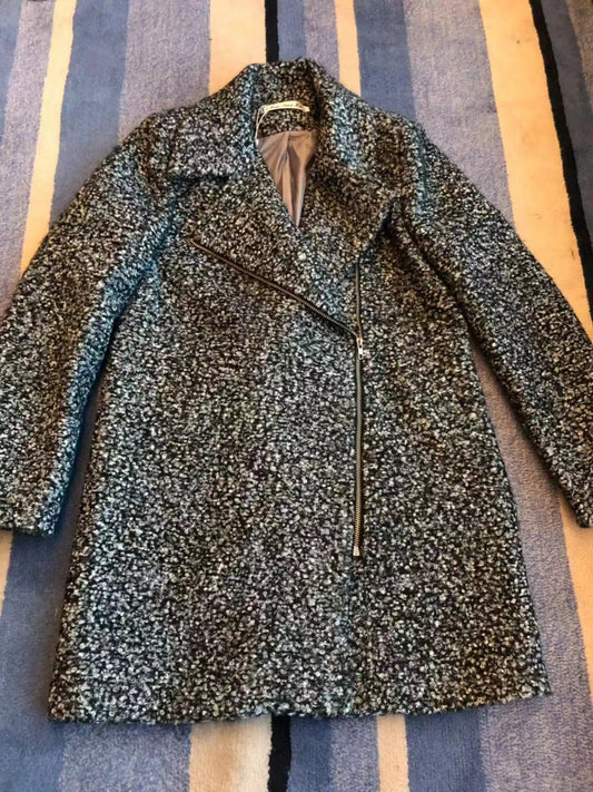 COAT LONG SLEEVES LONG WOOLEN CLOTH  COAT