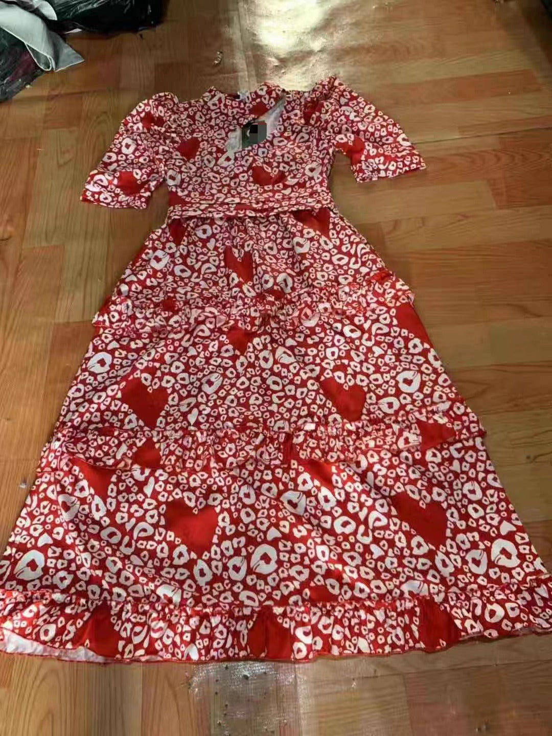 DRESS PRINTING FLOWER DRESS