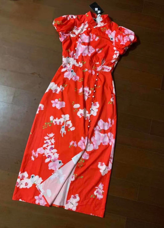 DRESS PRINTING FLOWERS DRESS