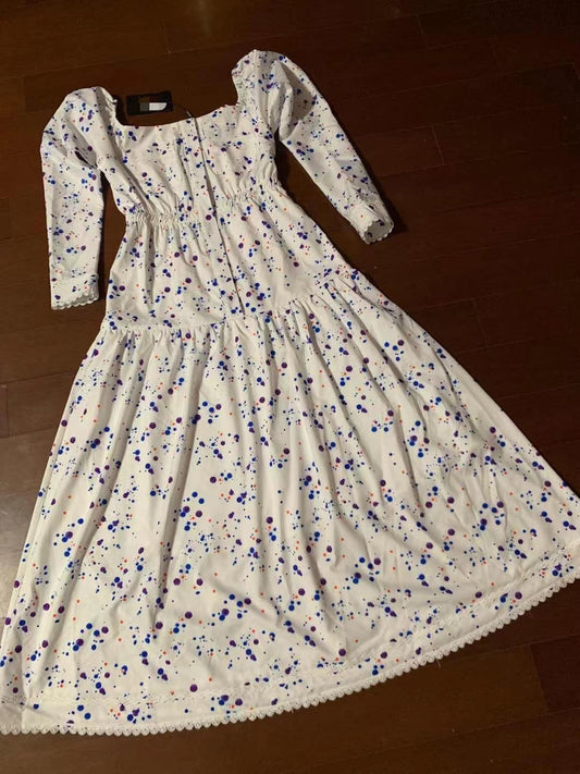 DRESS PRINTING FLWERS DRESS