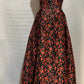 DRESS PRINTING FLOWERS LONG DRESS