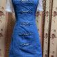 ONE SET JEANS DRESS  LACE TOP