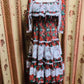 DRESS PRINTING FLOWER LACE DRESS