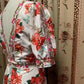 DRESS EMBROIDERY PRINTING FLOWERS LONG DRESS
