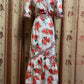 DRESS EMBROIDERY PRINTING FLOWERS LONG DRESS