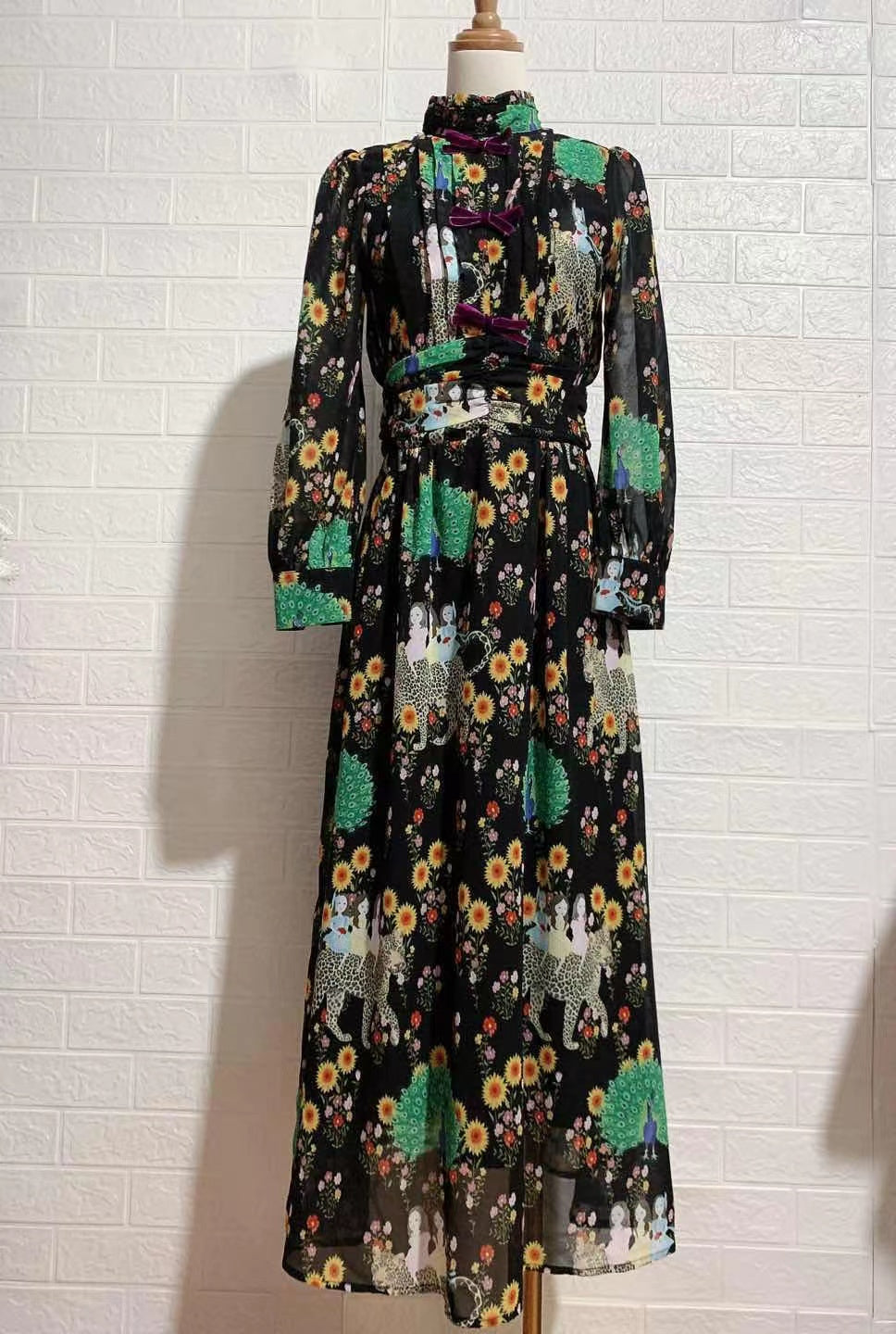 DRESS PRINTING FLOWERS DRESS