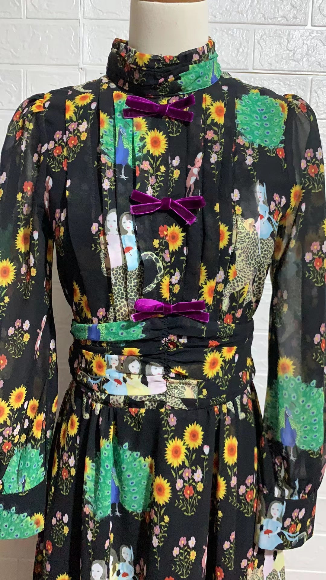 DRESS PRINTING FLOWERS DRESS