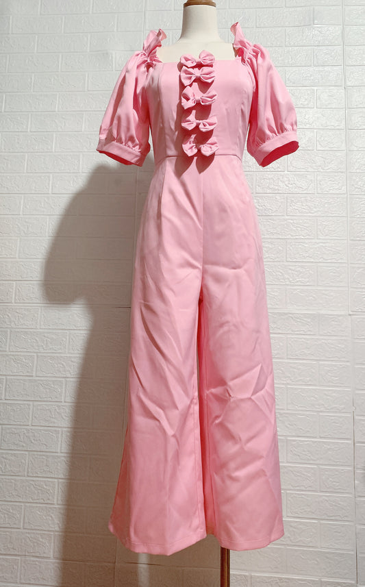 JUMPSUIT SHORT SLEEVES LONG JUMPSUITS
