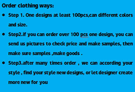 ORDERING CLOTHING WAYS (Ordering process)