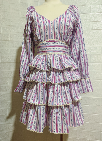 DRESS PRINTING FLOWERS DRESS