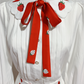 ONE SET EMBROIDERY TOP AND PRINTING PANTS
